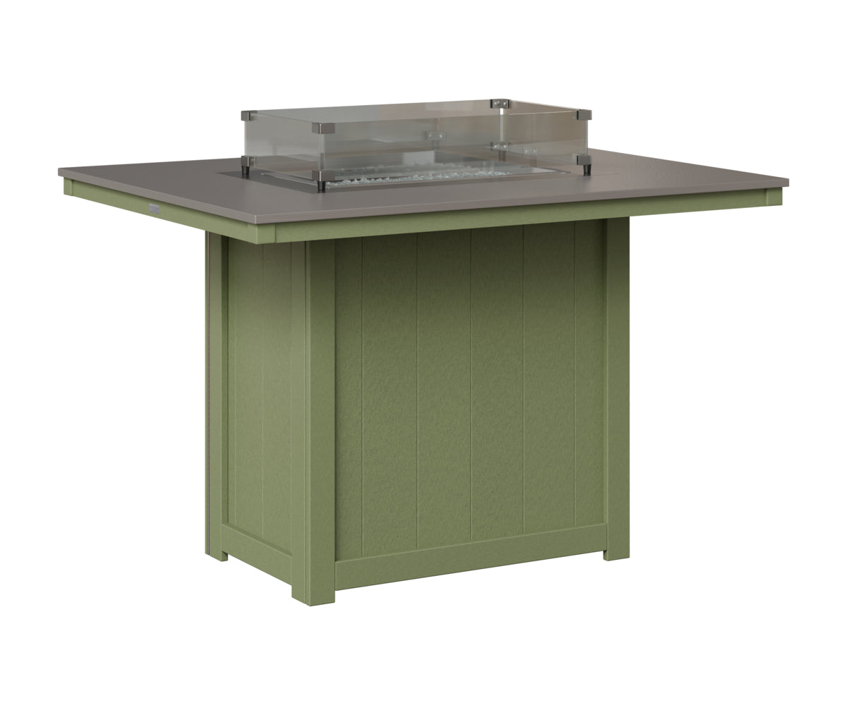Donoma 42" x 54" Rectangular Fire Table Counter