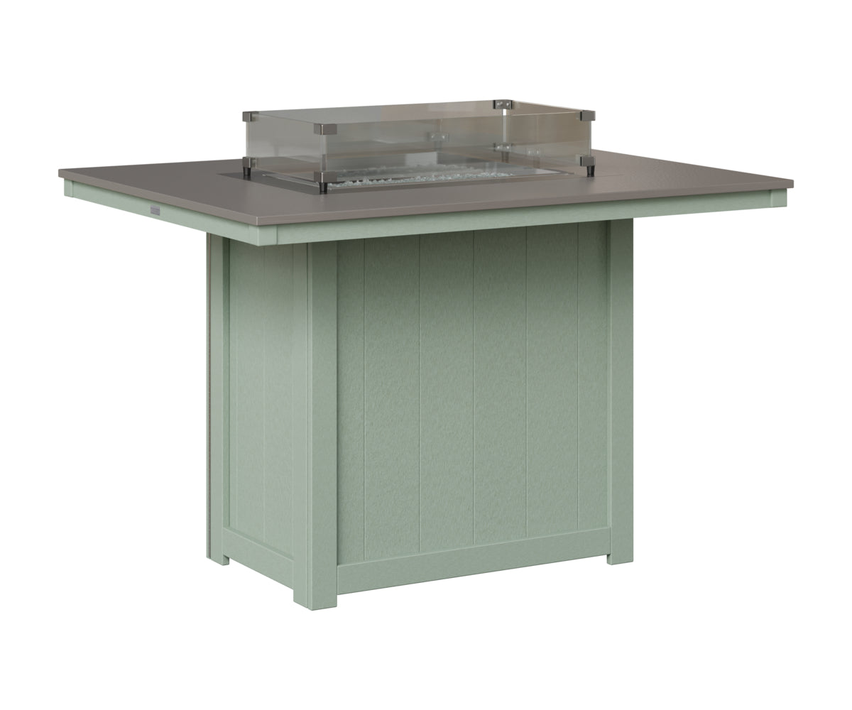 Donoma 42" x 54" Rectangular Fire Table Counter