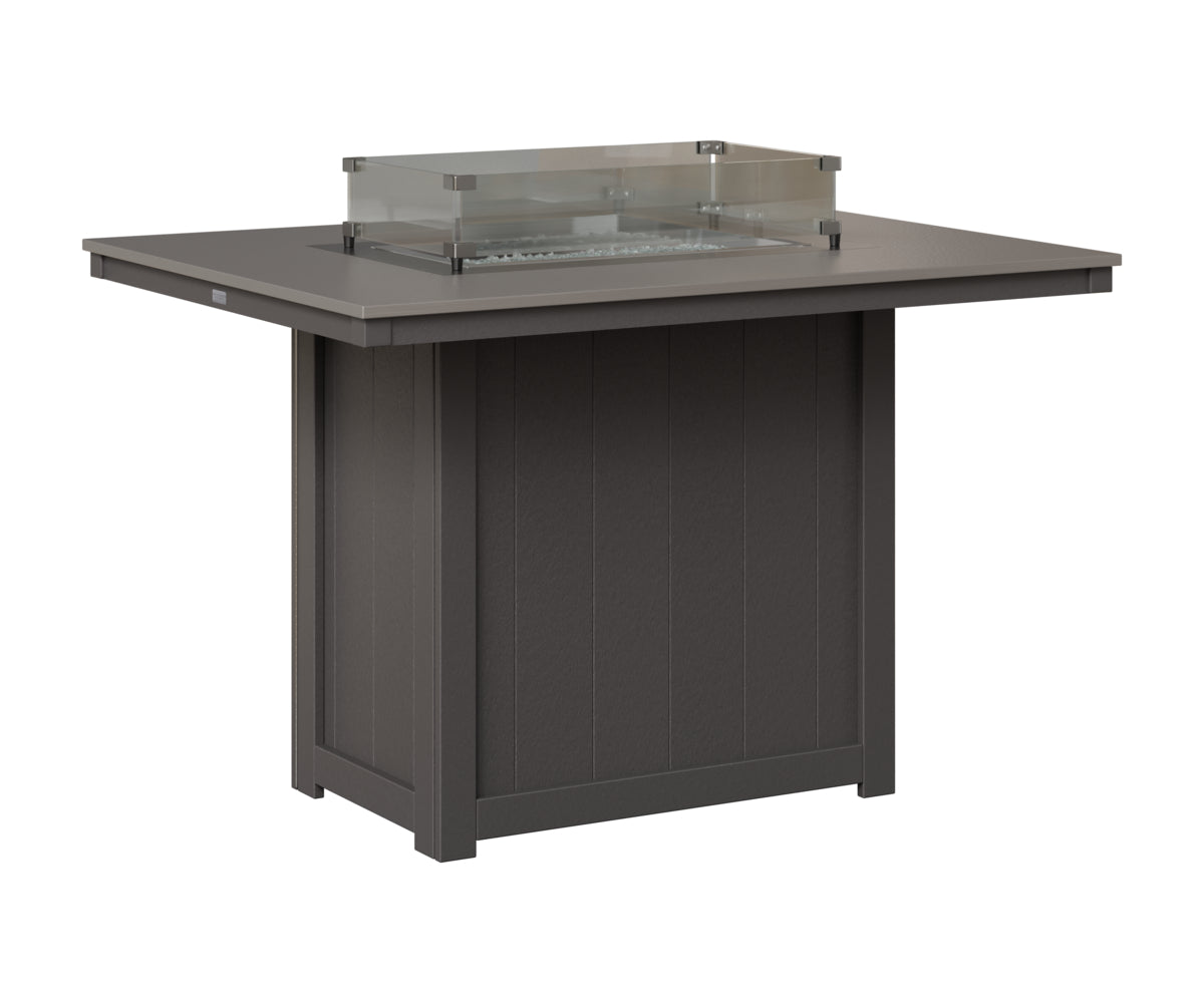 Donoma 42" x 54" Rectangular Fire Table Counter