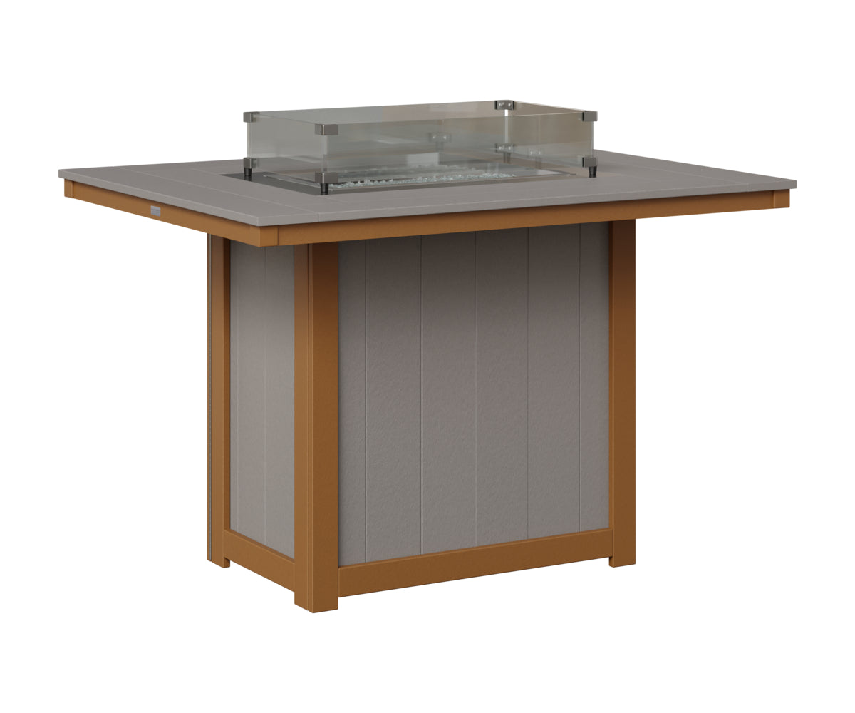 Donoma 42" x 54" Rectangular Fire Table Counter