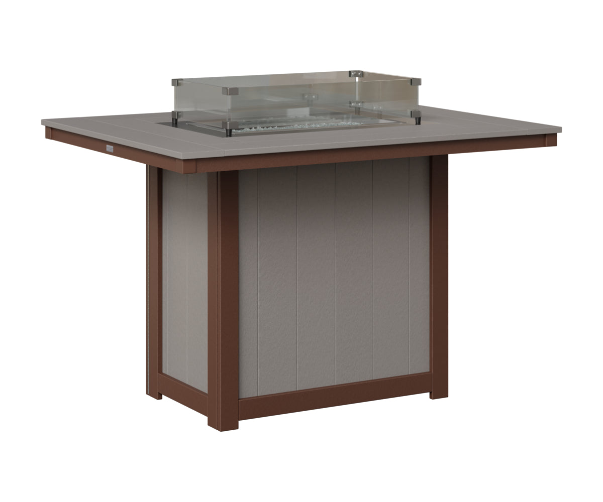 Donoma 42" x 54" Rectangular Fire Table Counter