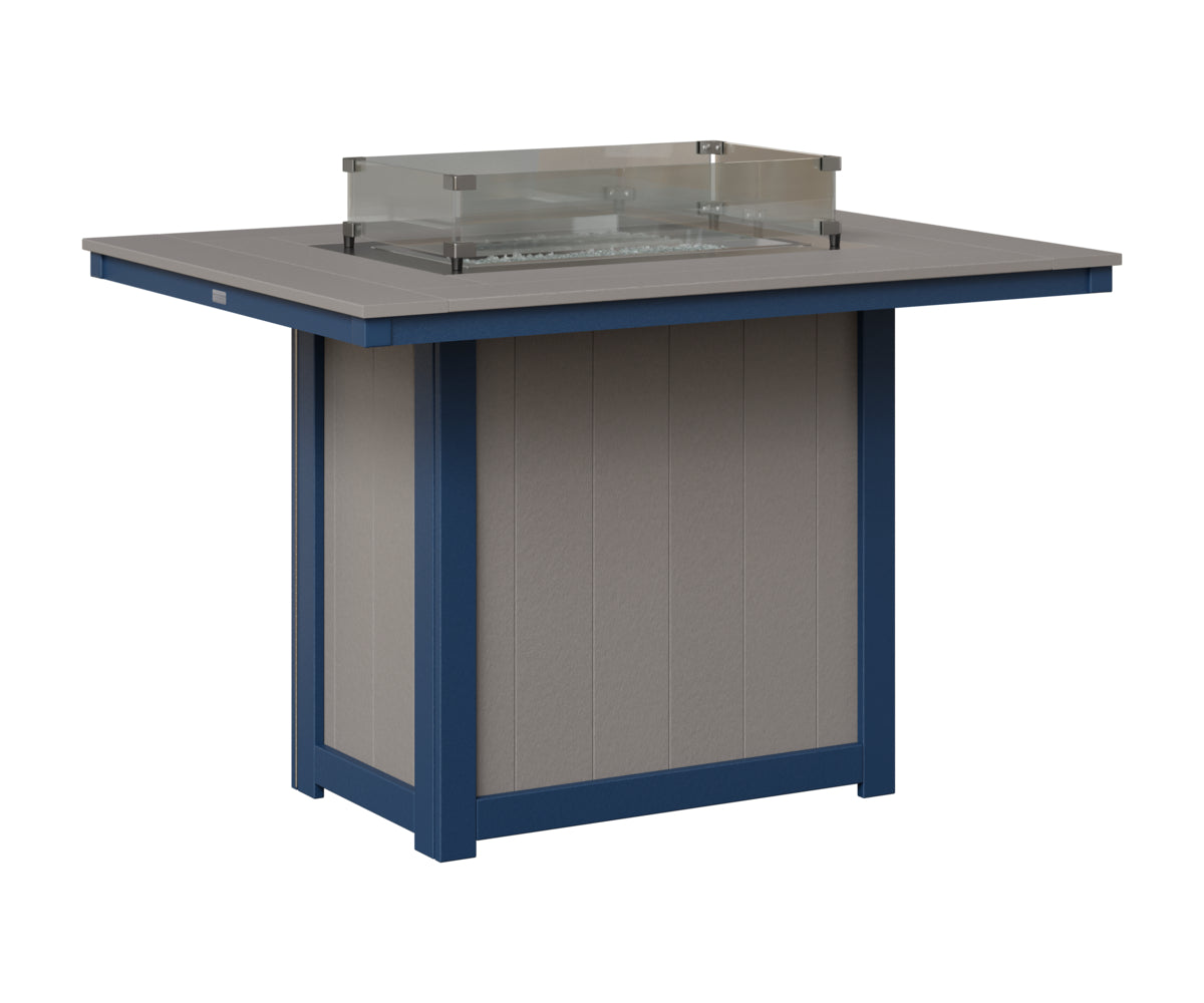 Donoma 42" x 54" Rectangular Fire Table Counter