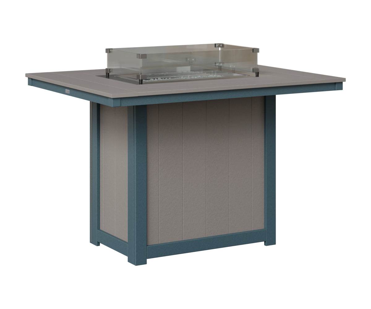 Donoma 42" x 54" Rectangular Fire Table Counter