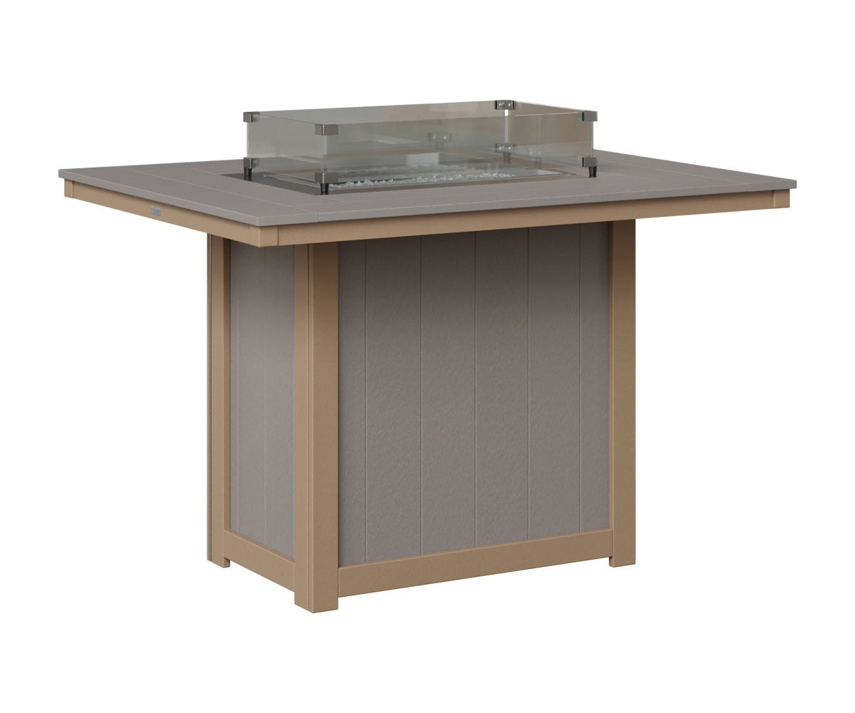 Donoma 42" x 54" Rectangular Fire Table Counter