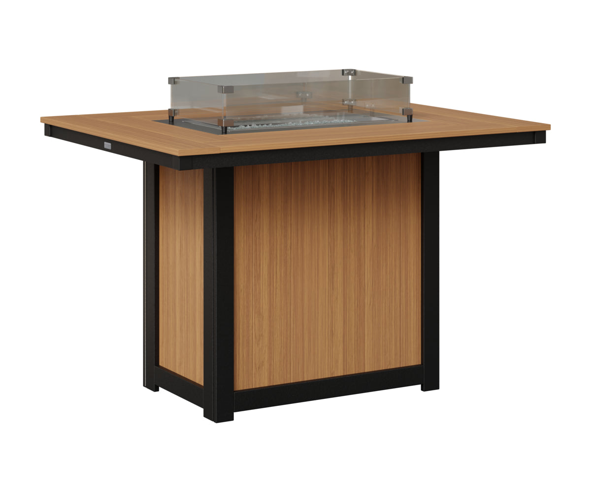 Donoma 42" x 54" Rectangular Fire Table Counter