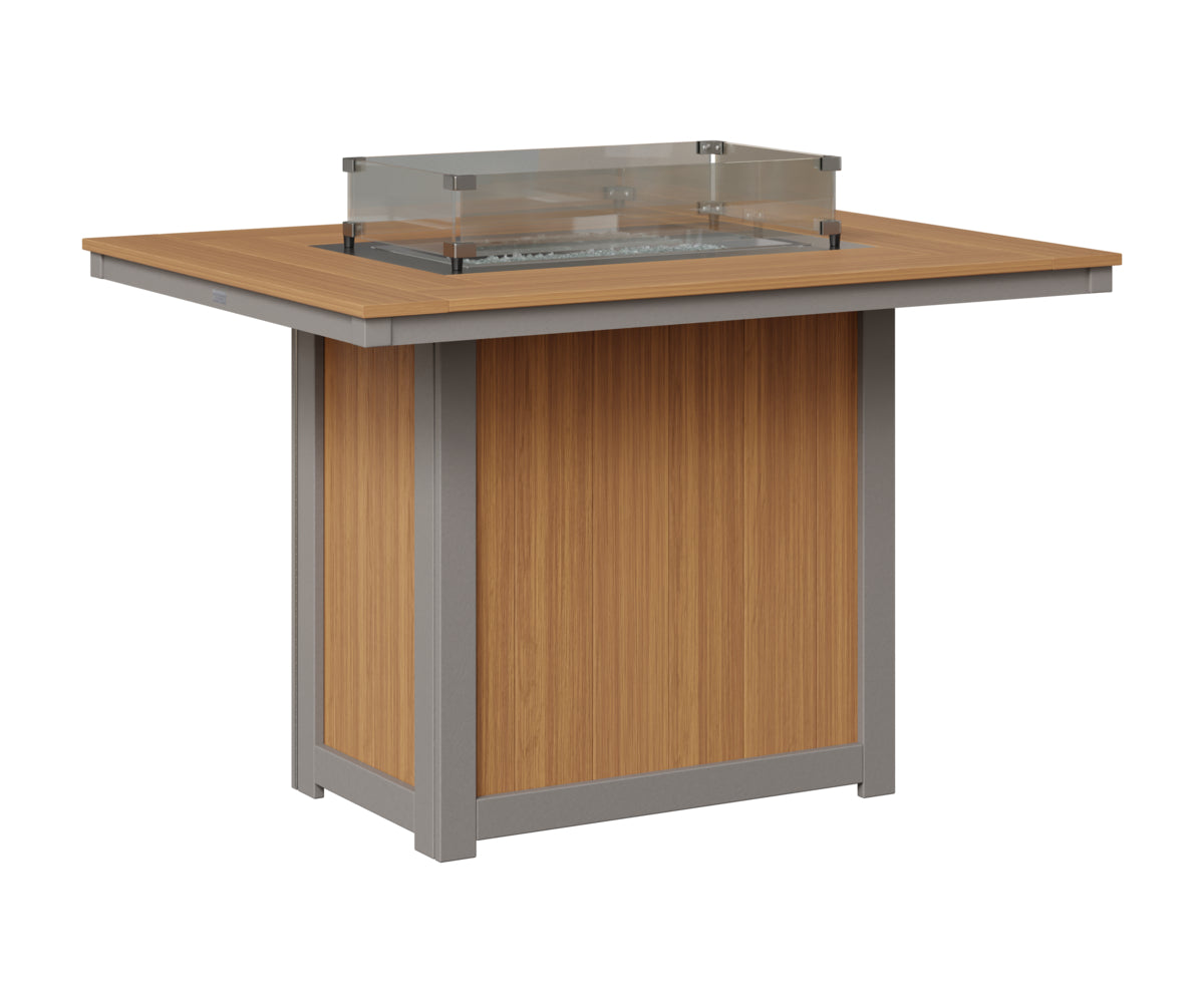 Donoma 42" x 54" Rectangular Fire Table Counter