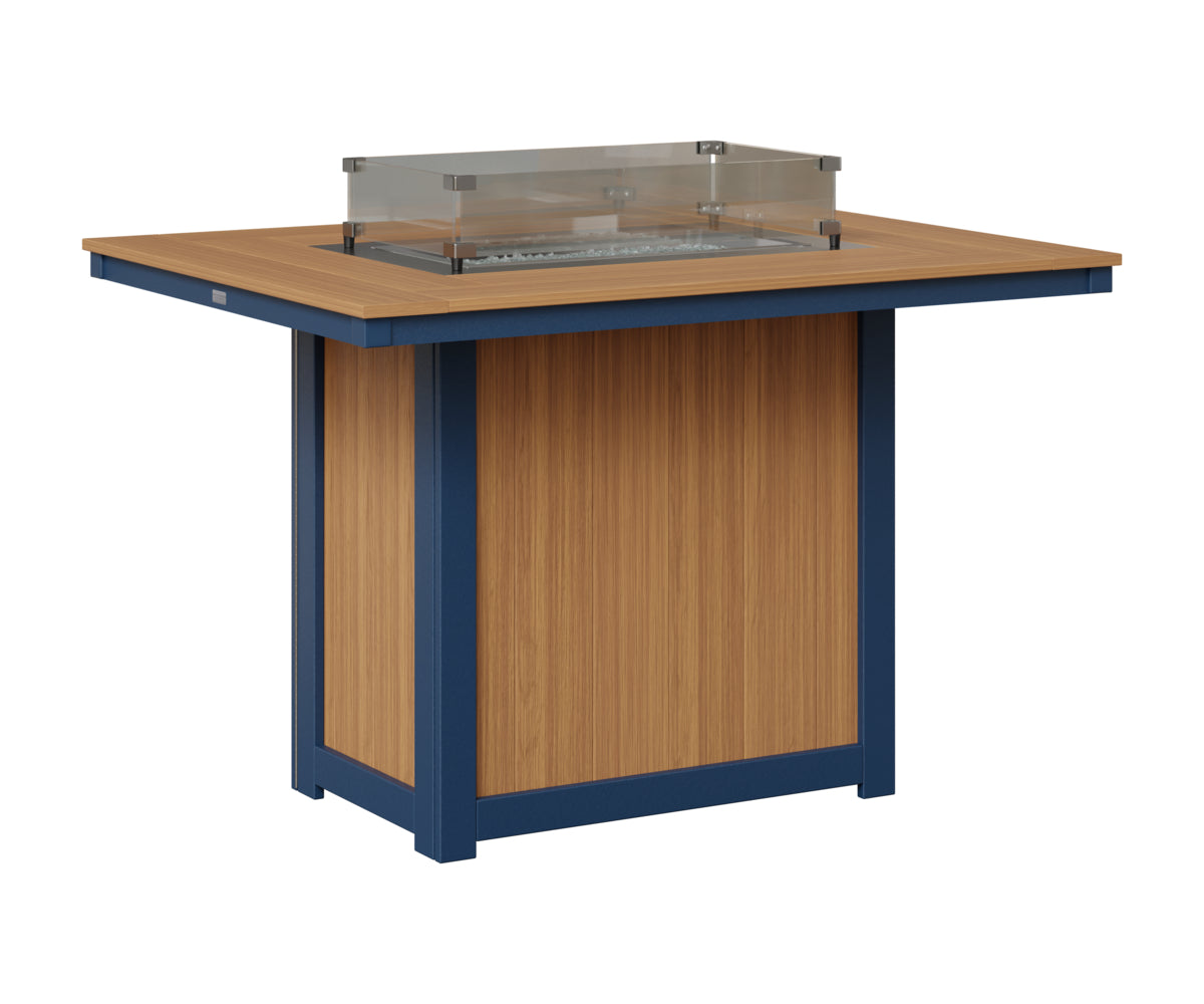 Donoma 42" x 54" Rectangular Fire Table Counter