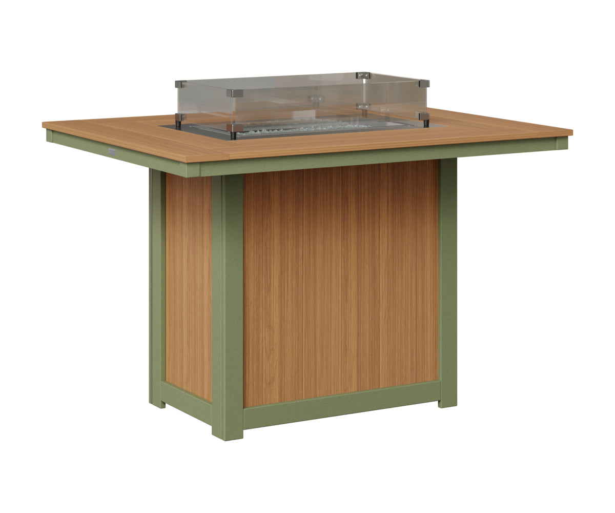 Donoma 42" x 54" Rectangular Fire Table Counter