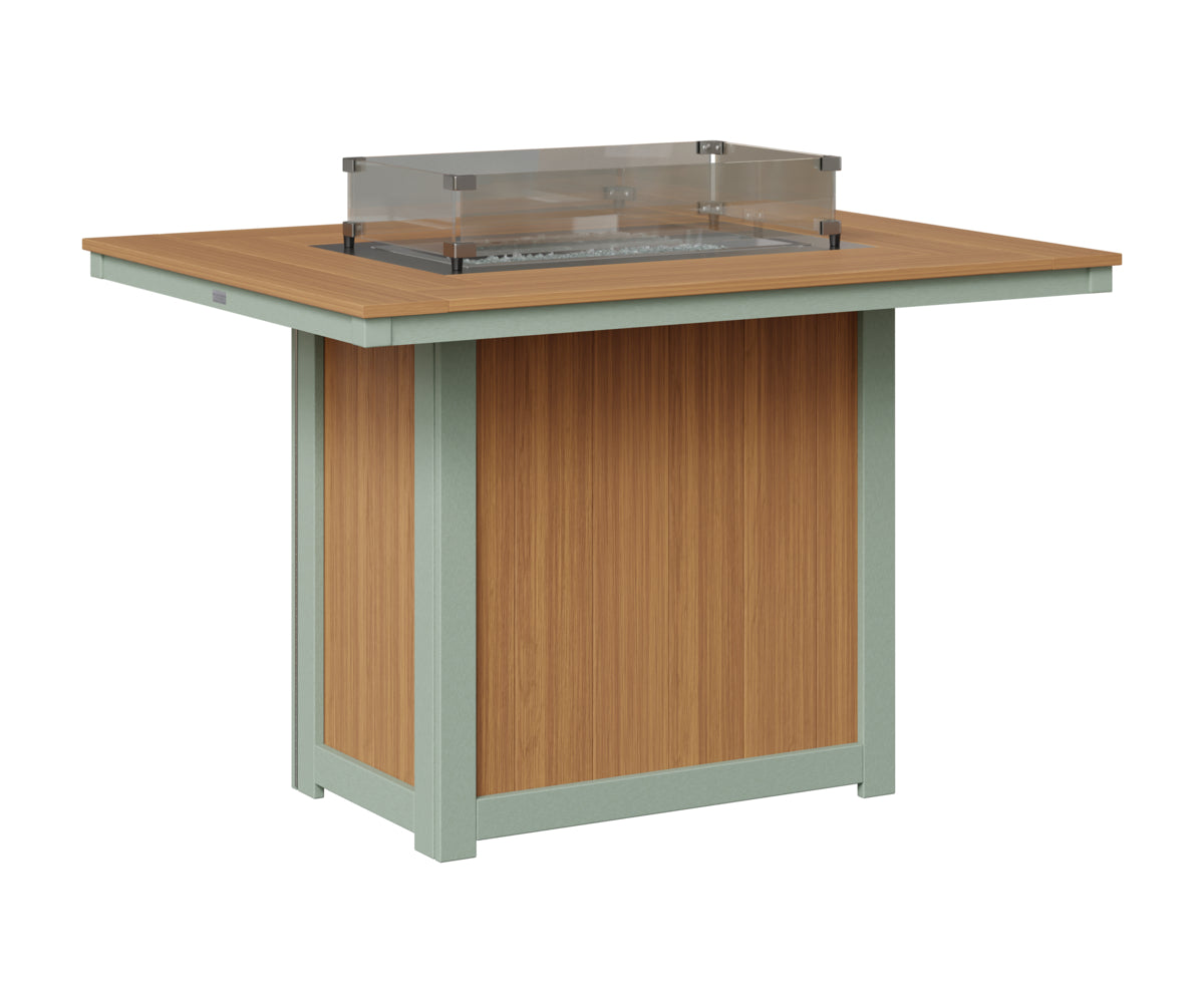 Donoma 42" x 54" Rectangular Fire Table Counter