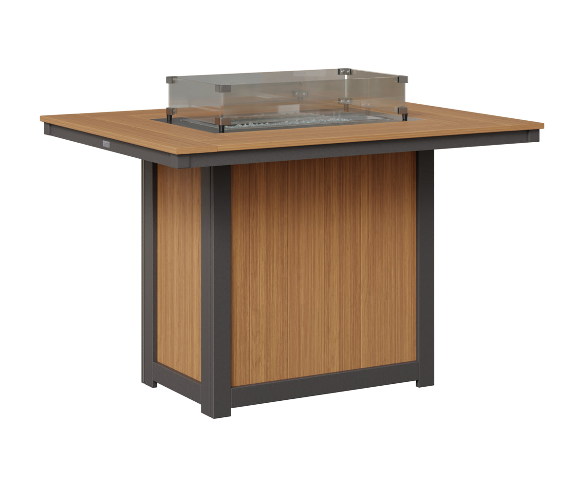 Donoma 42" x 54" Rectangular Fire Table Counter