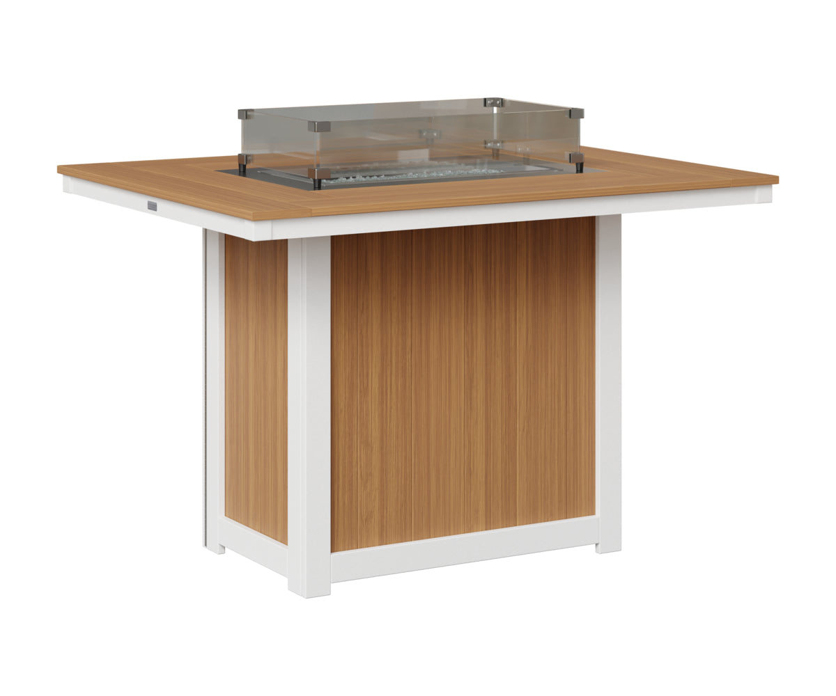 Donoma 42" x 54" Rectangular Fire Table Counter
