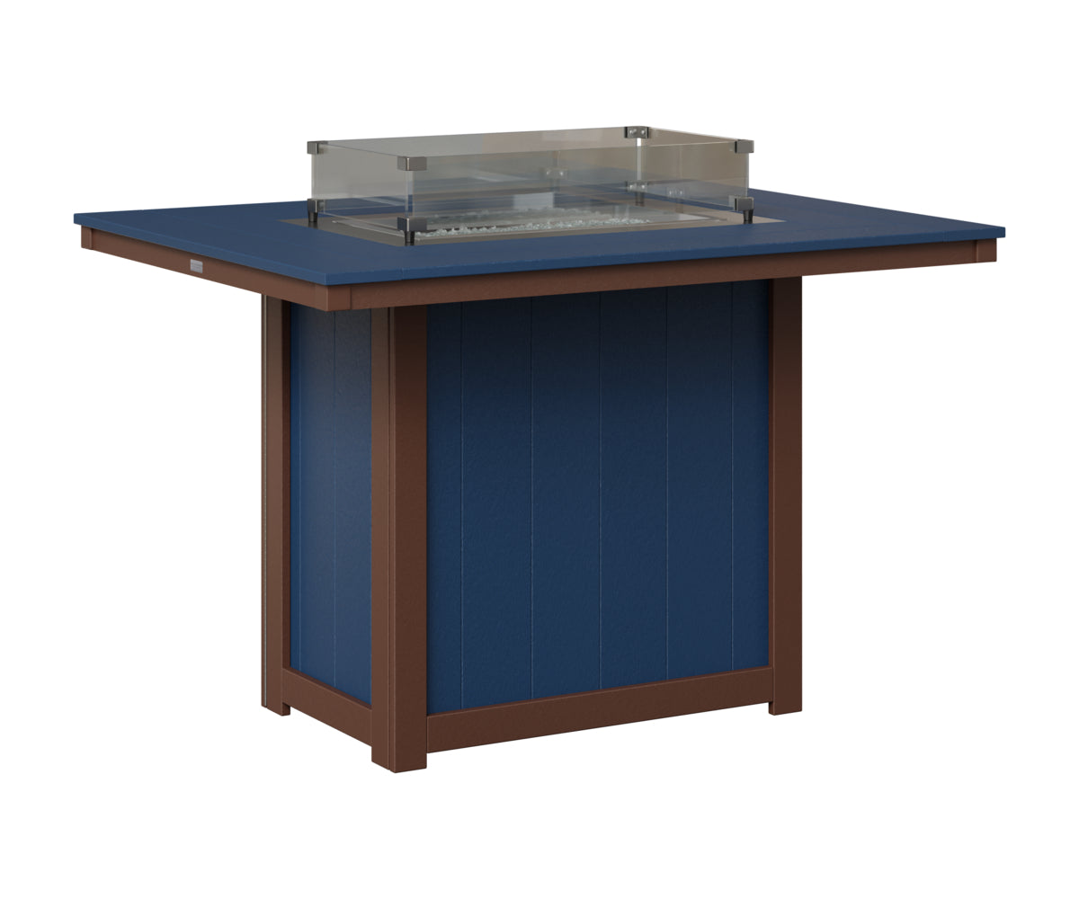 Donoma 42" x 54" Rectangular Fire Table Counter