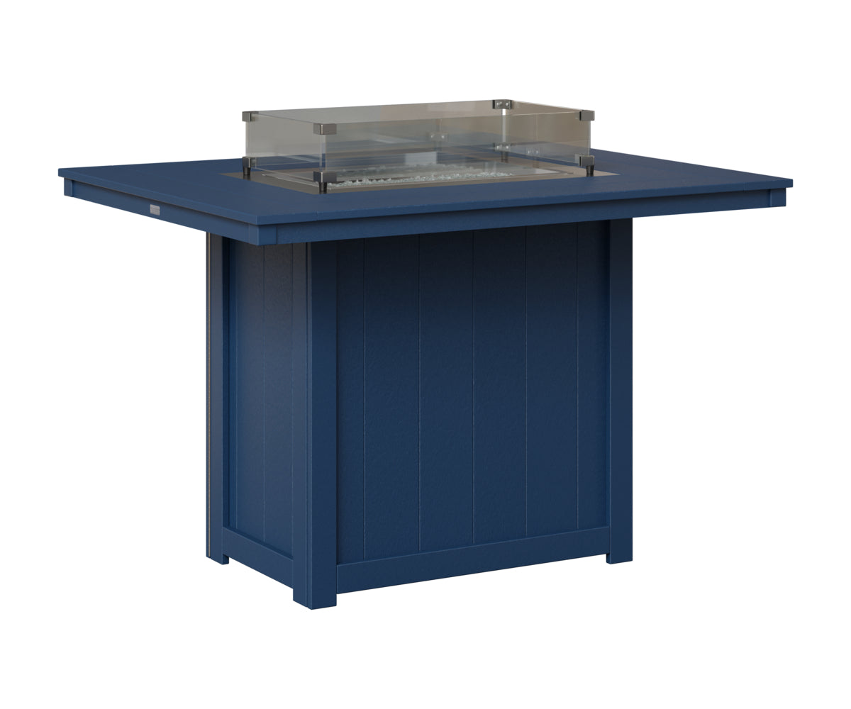 Donoma 42" x 54" Rectangular Fire Table Counter