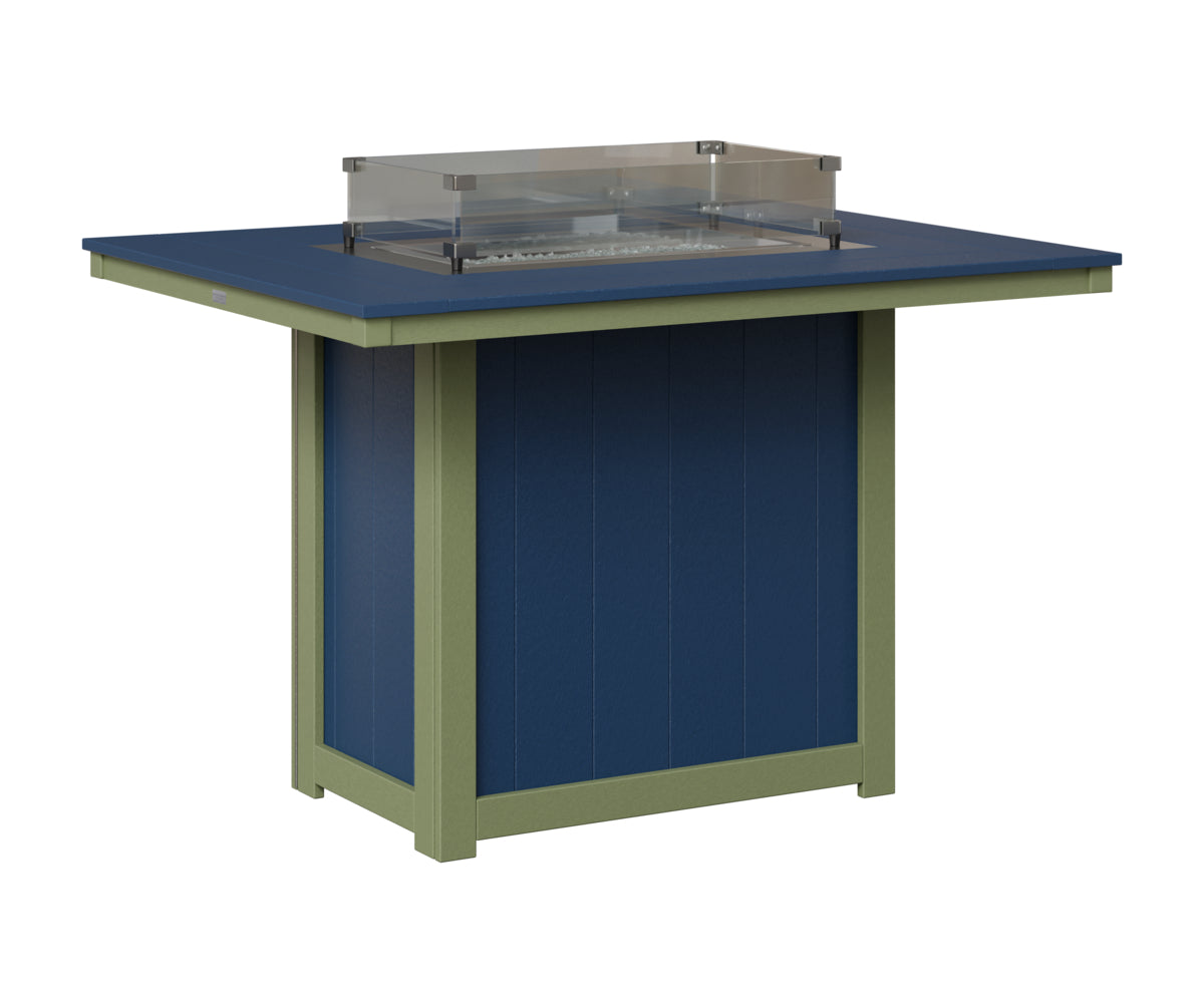 Donoma 42" x 54" Rectangular Fire Table Counter