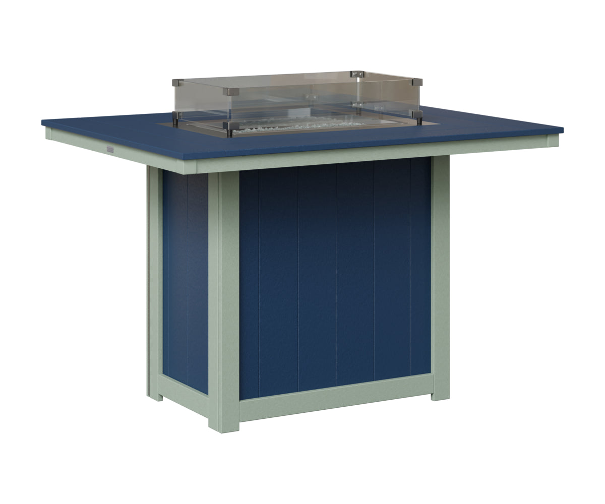 Donoma 42" x 54" Rectangular Fire Table Counter