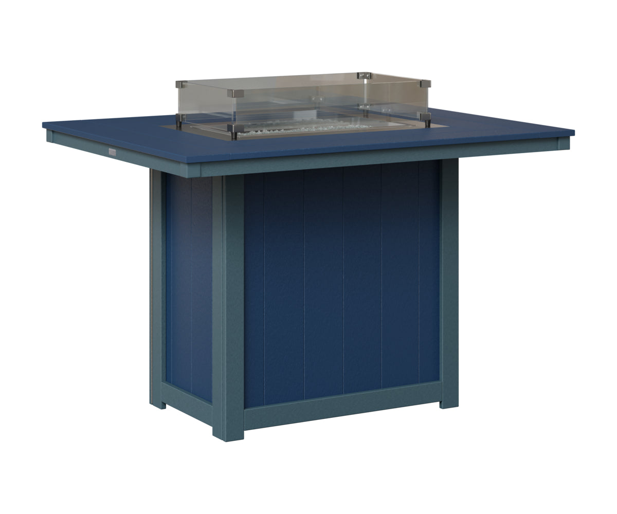 Donoma 42" x 54" Rectangular Fire Table Counter
