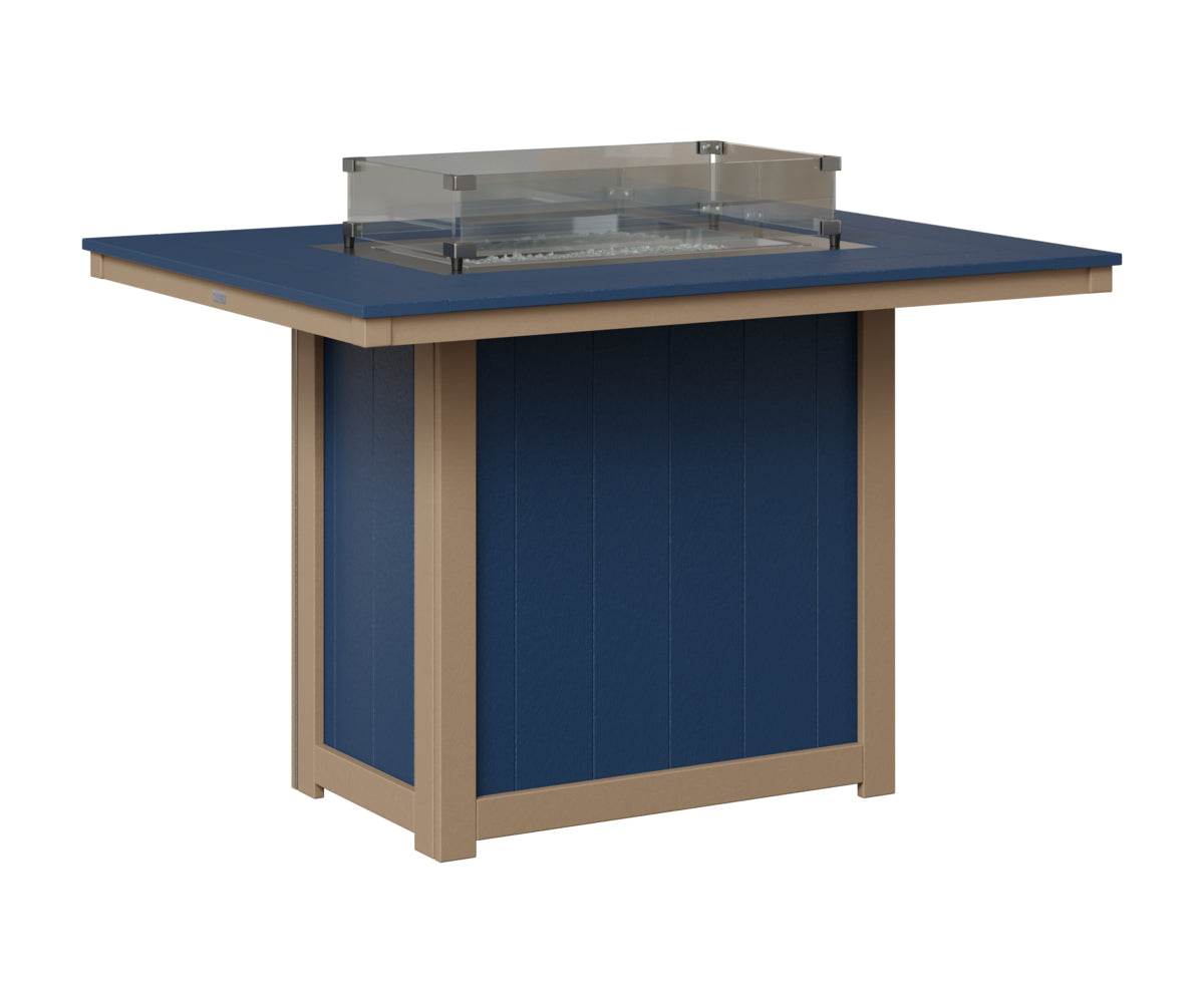 Donoma 42" x 54" Rectangular Fire Table Counter