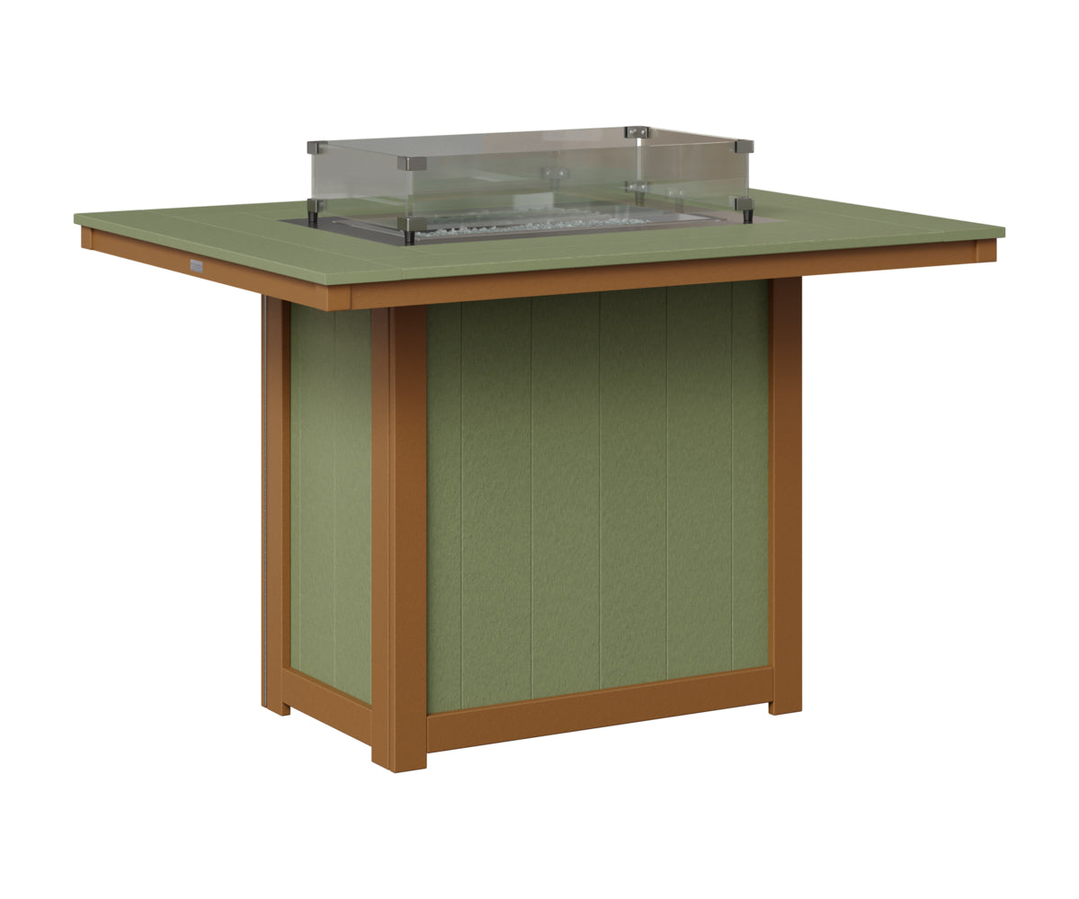 Donoma 42" x 54" Rectangular Fire Table Counter