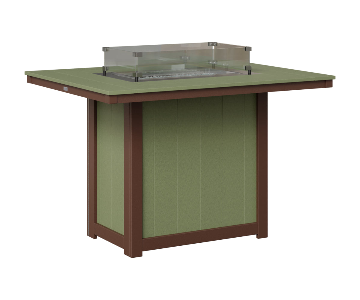 Donoma 42" x 54" Rectangular Fire Table Counter
