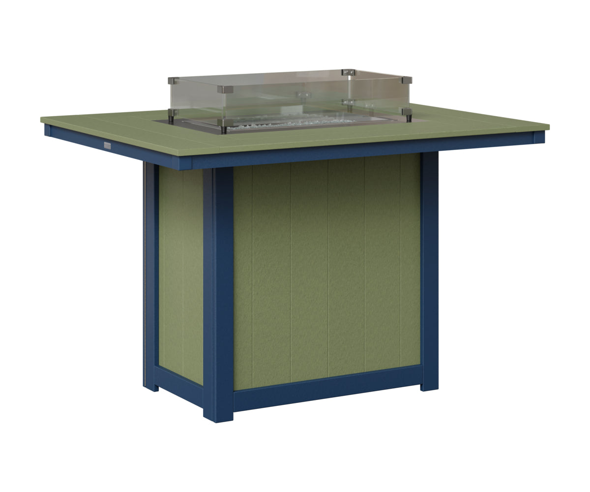 Donoma 42" x 54" Rectangular Fire Table Counter