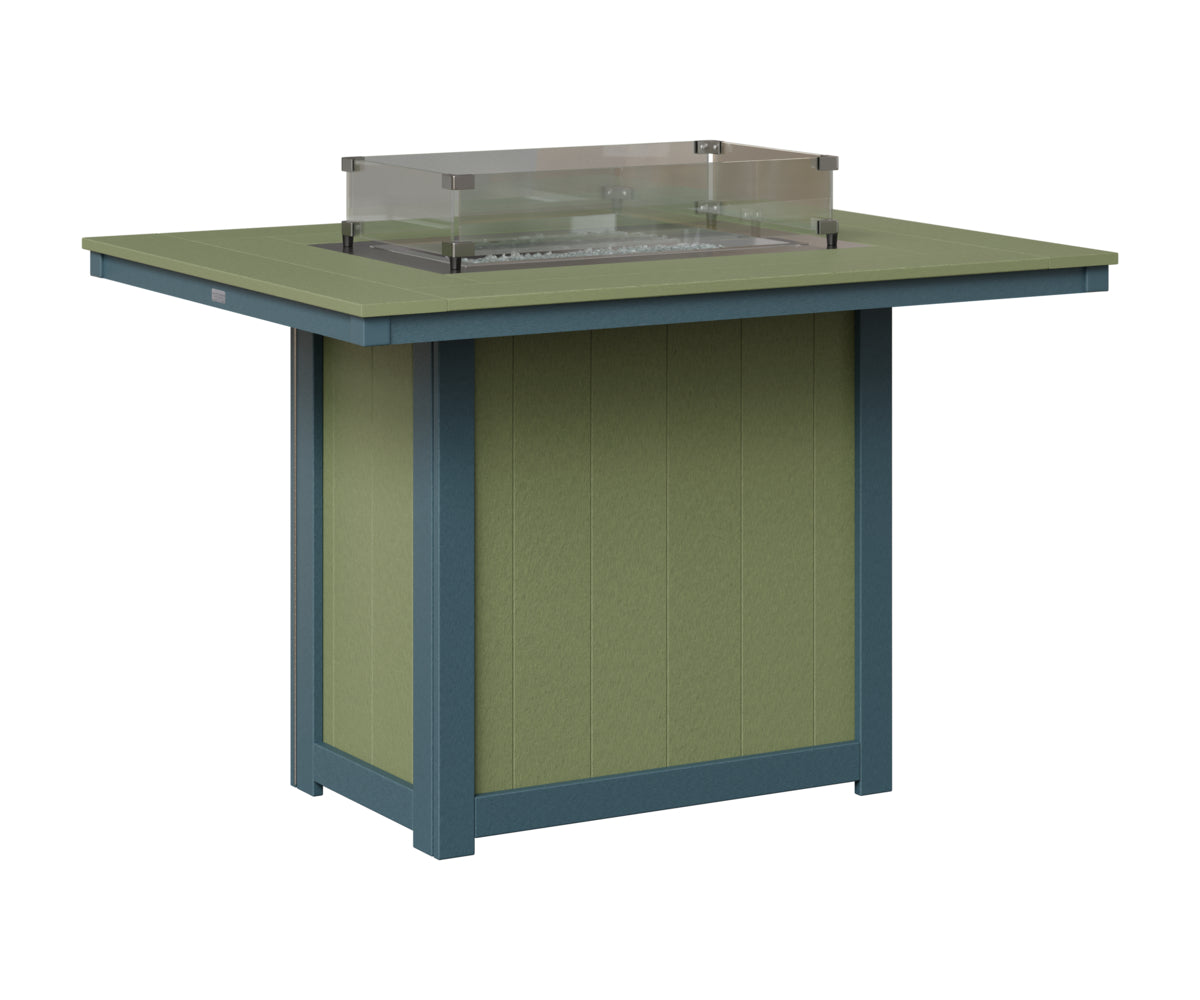 Donoma 42" x 54" Rectangular Fire Table Counter