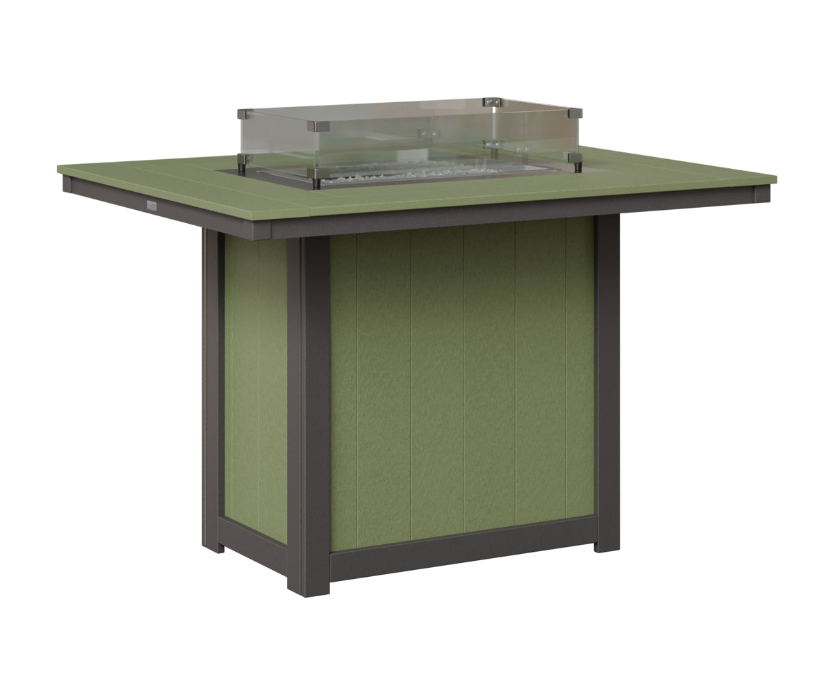 Donoma 42" x 54" Rectangular Fire Table Counter