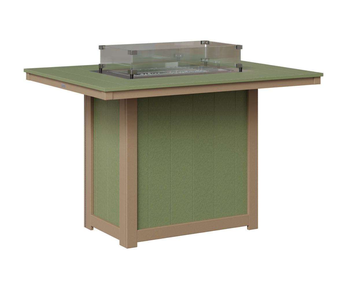 Donoma 42" x 54" Rectangular Fire Table Counter