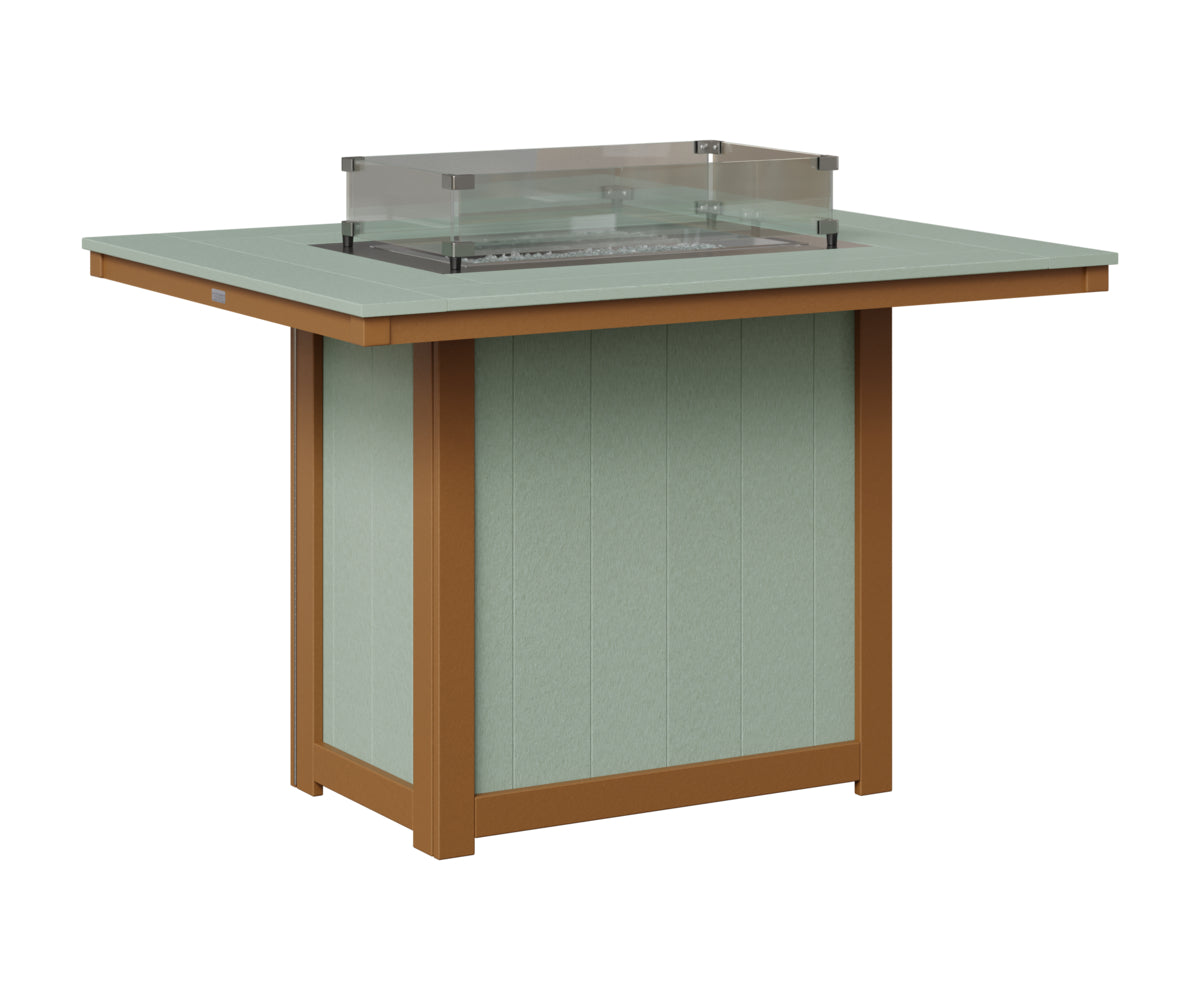 Donoma 42" x 54" Rectangular Fire Table Counter