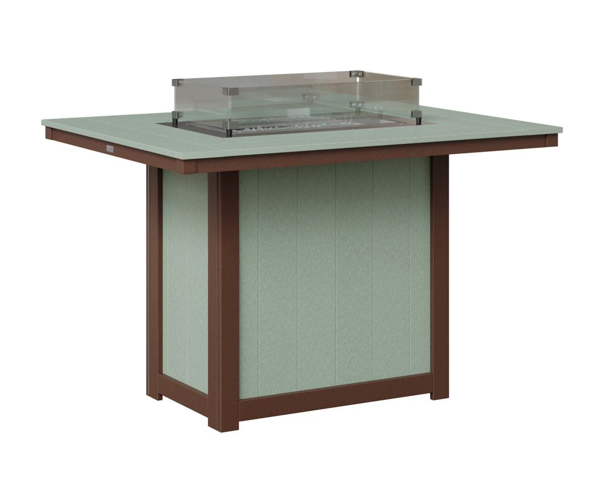 Donoma 42" x 54" Rectangular Fire Table Counter