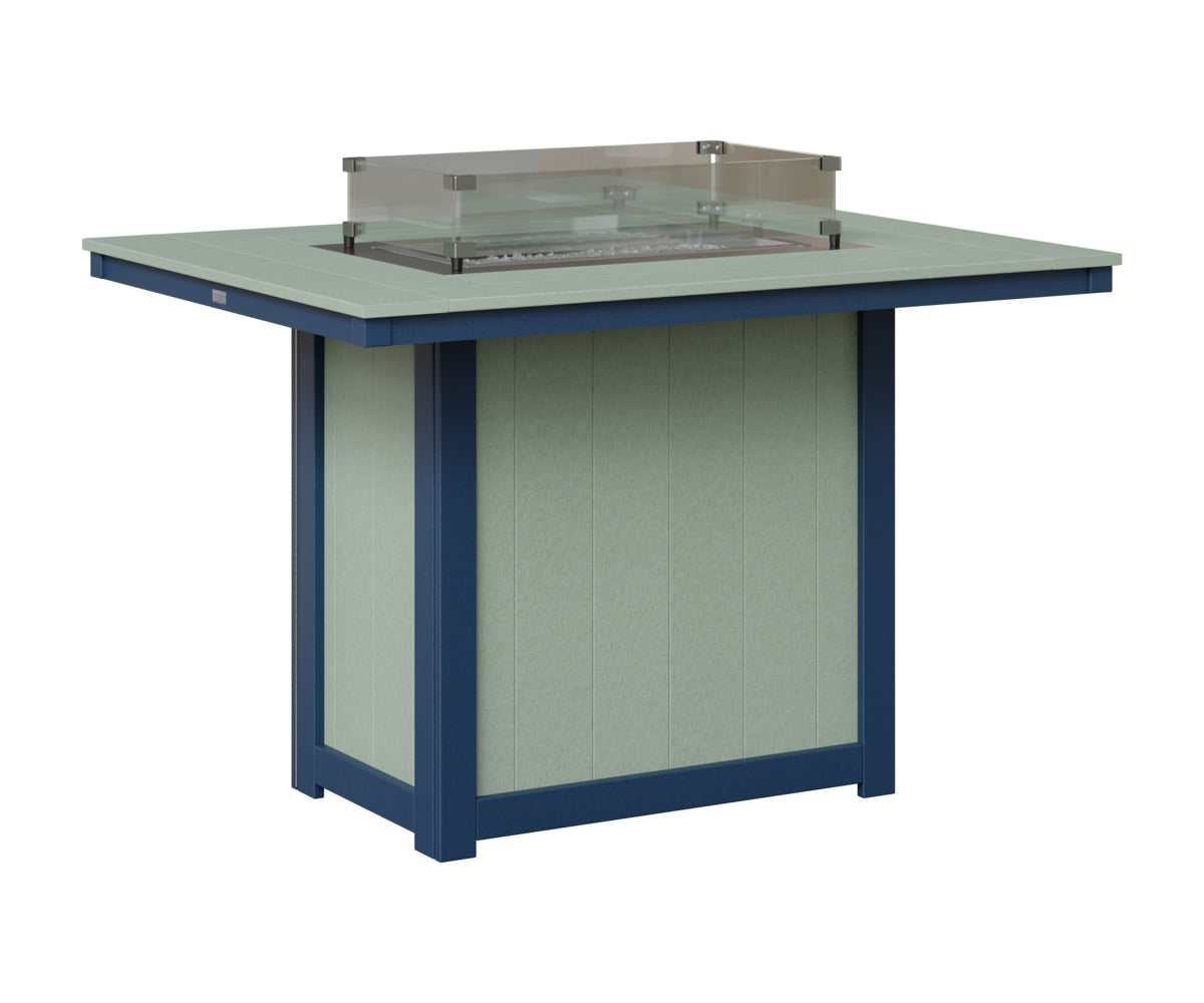 Donoma 42" x 54" Rectangular Fire Table Counter