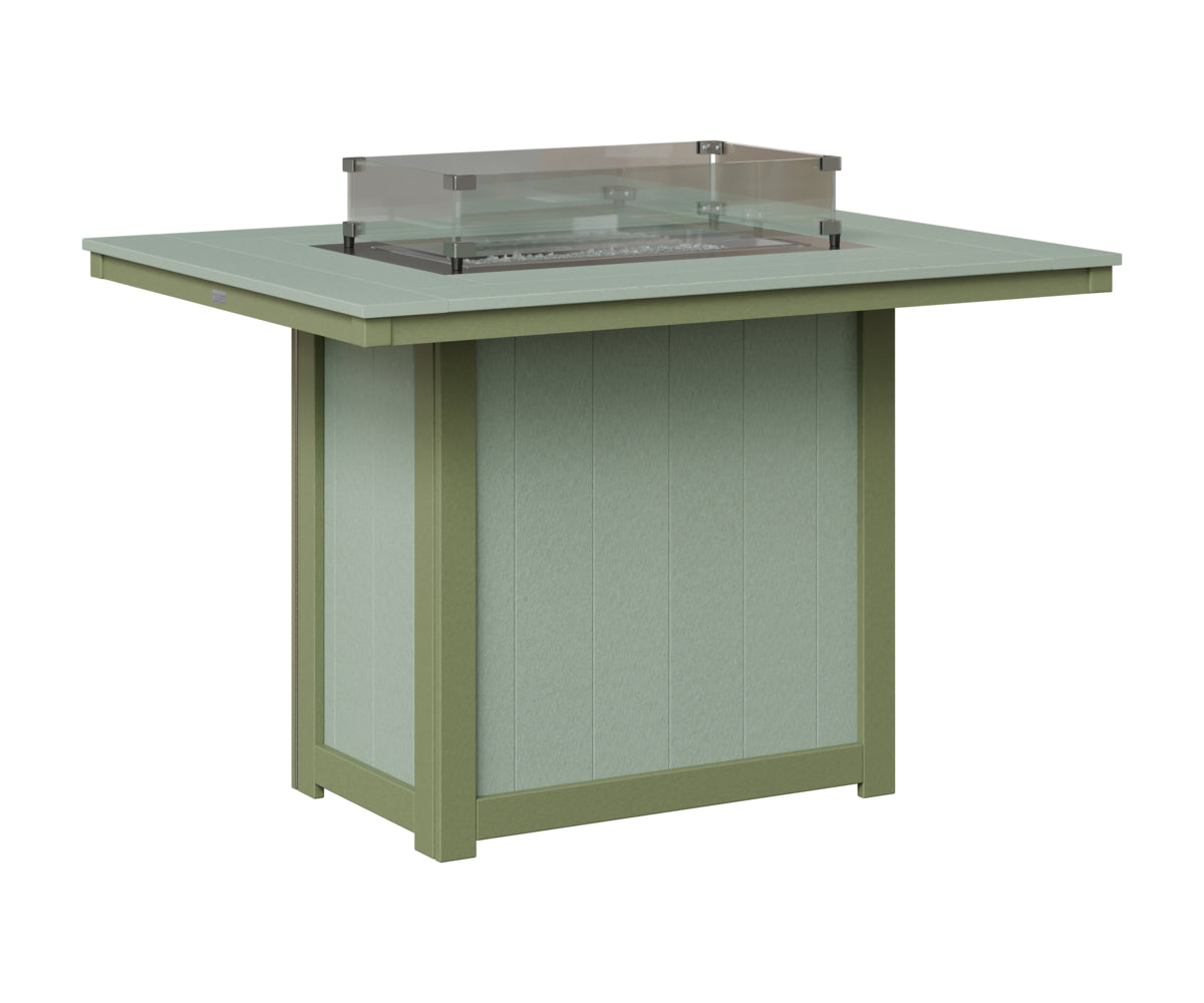 Donoma 42" x 54" Rectangular Fire Table Counter