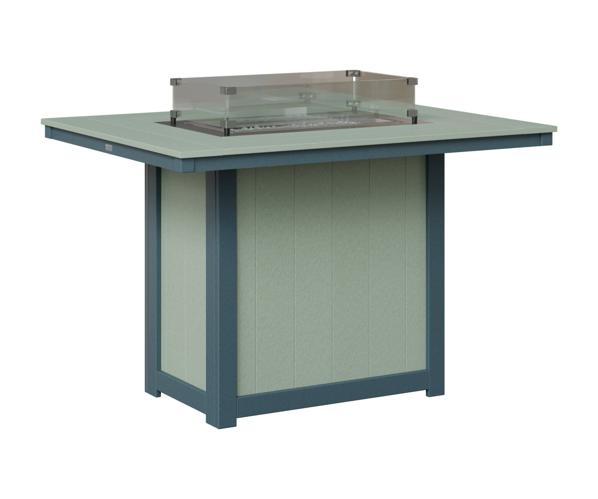 Donoma 42" x 54" Rectangular Fire Table Counter