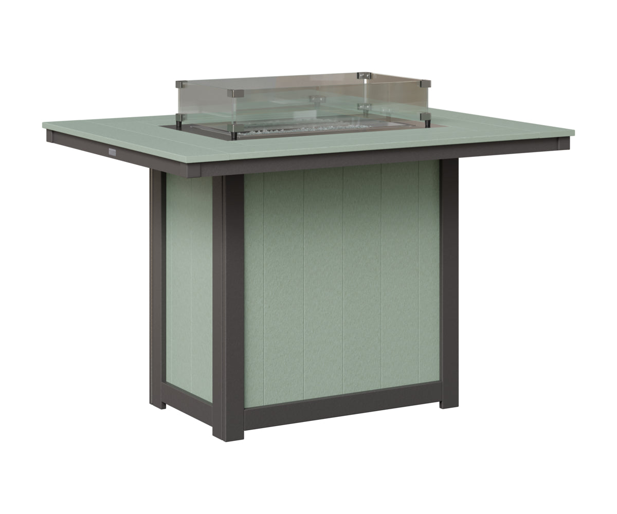 Donoma 42" x 54" Rectangular Fire Table Counter
