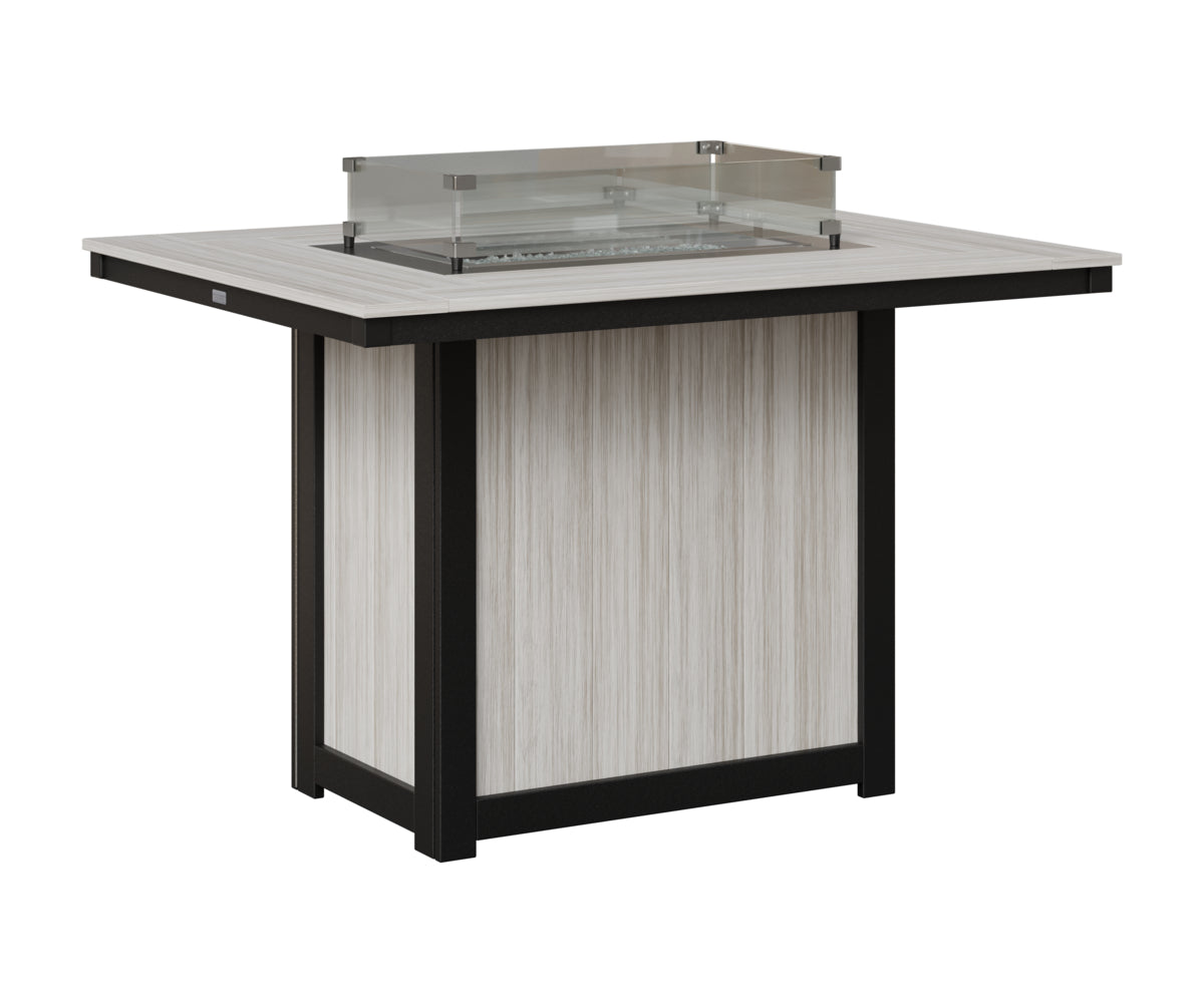 Donoma 42" x 54" Rectangular Fire Table Counter
