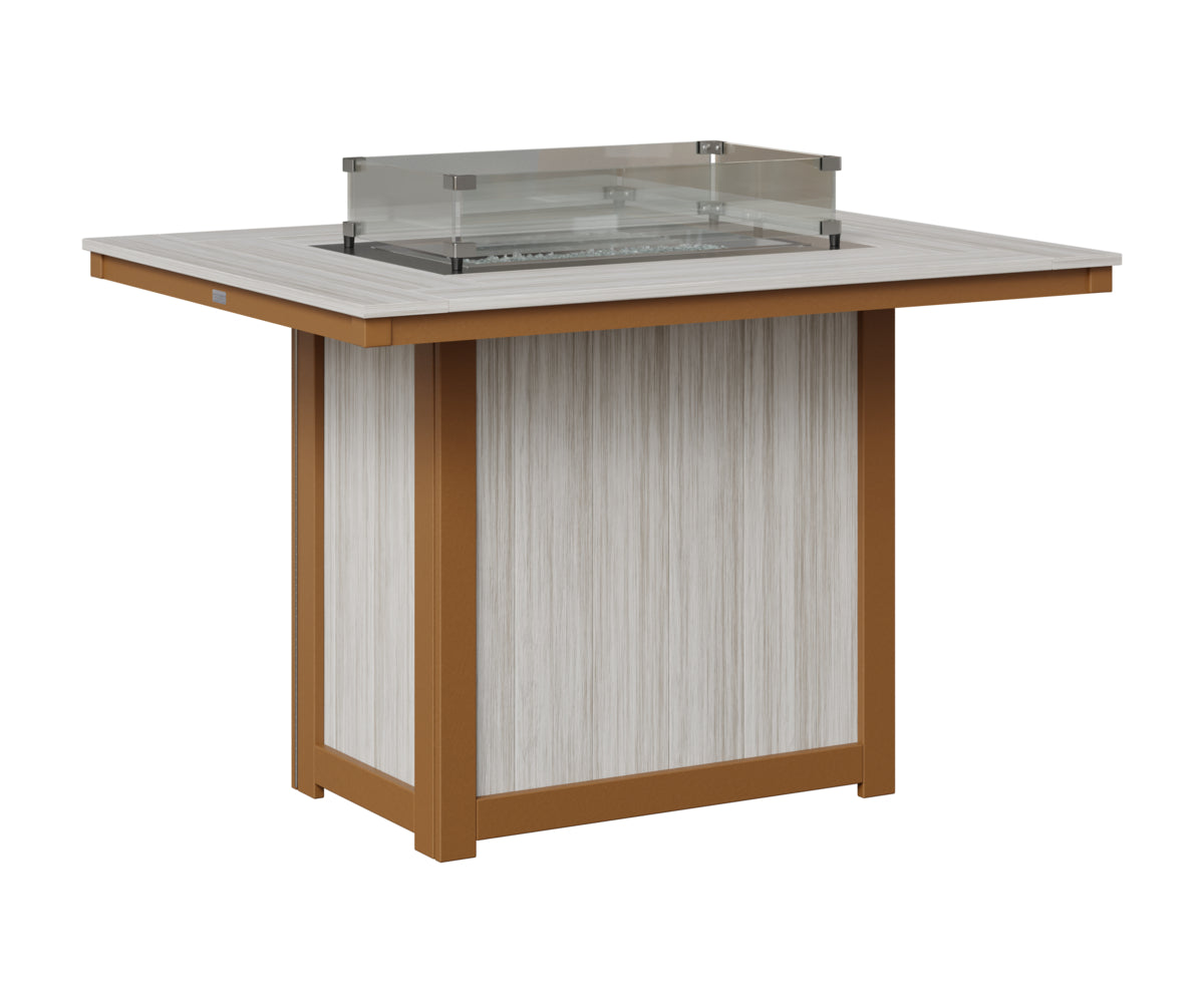 Donoma 42" x 54" Rectangular Fire Table Counter
