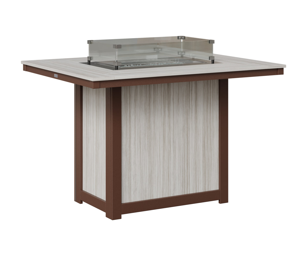 Donoma 42" x 54" Rectangular Fire Table Counter