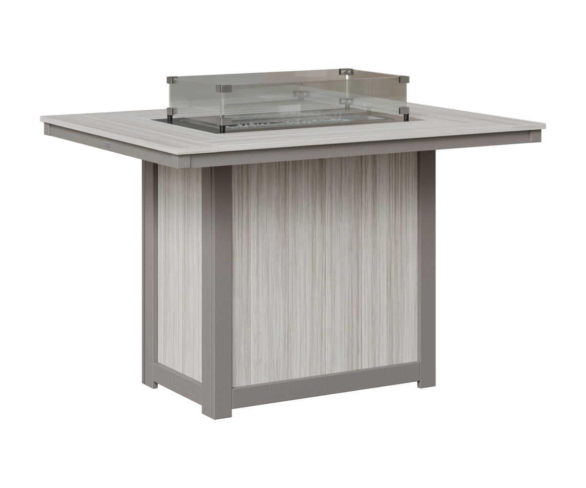 Donoma 42" x 54" Rectangular Fire Table Counter