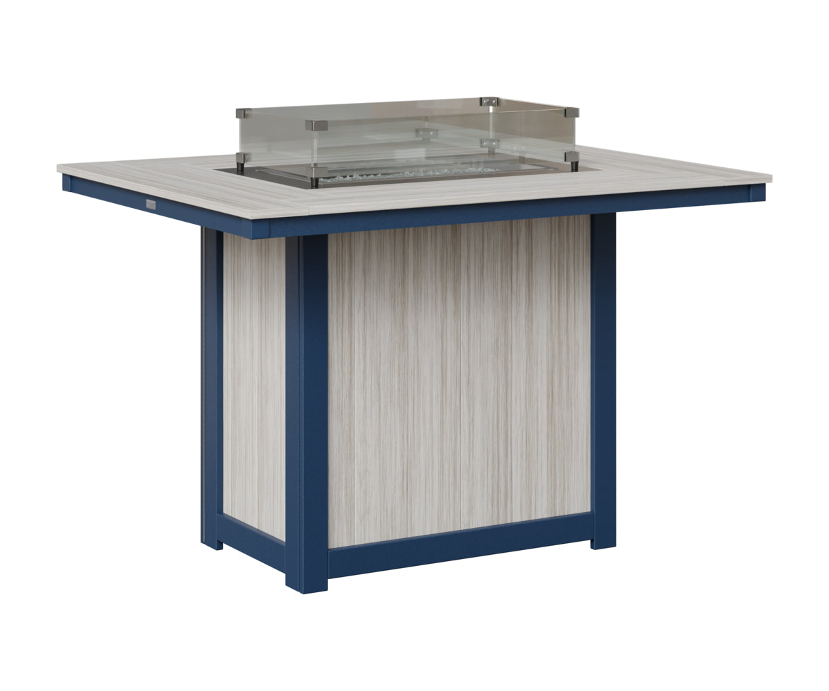 Donoma 42" x 54" Rectangular Fire Table Counter