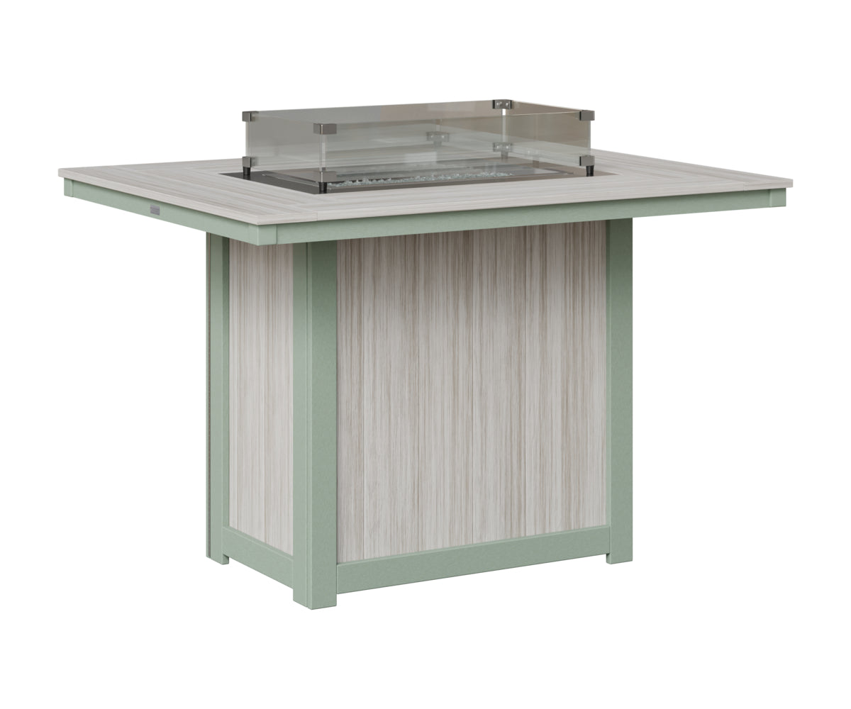 Donoma 42" x 54" Rectangular Fire Table Counter