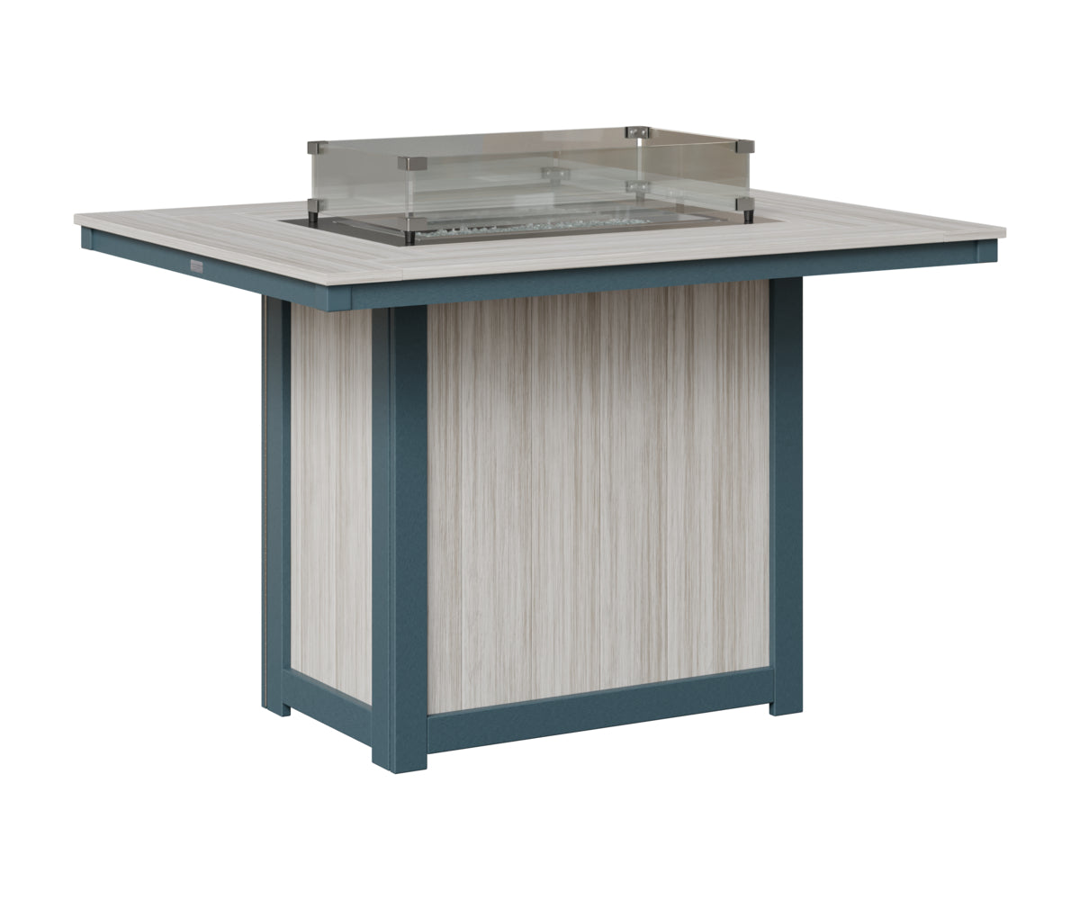 Donoma 42" x 54" Rectangular Fire Table Counter