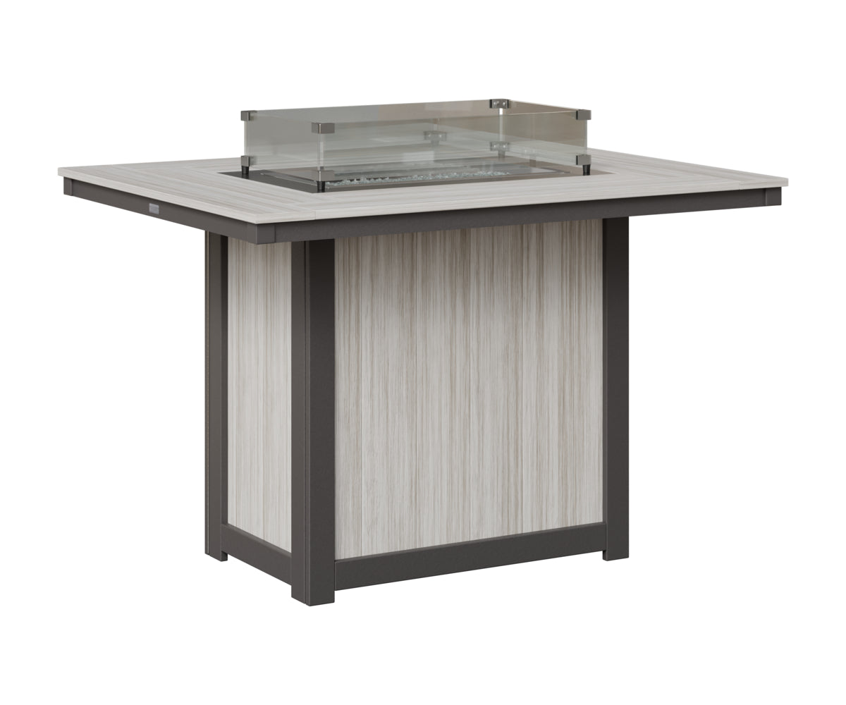 Donoma 42" x 54" Rectangular Fire Table Counter