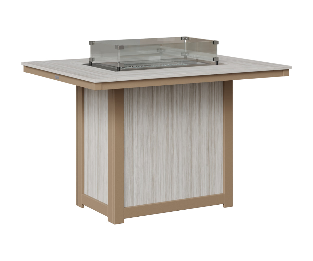 Donoma 42" x 54" Rectangular Fire Table Counter