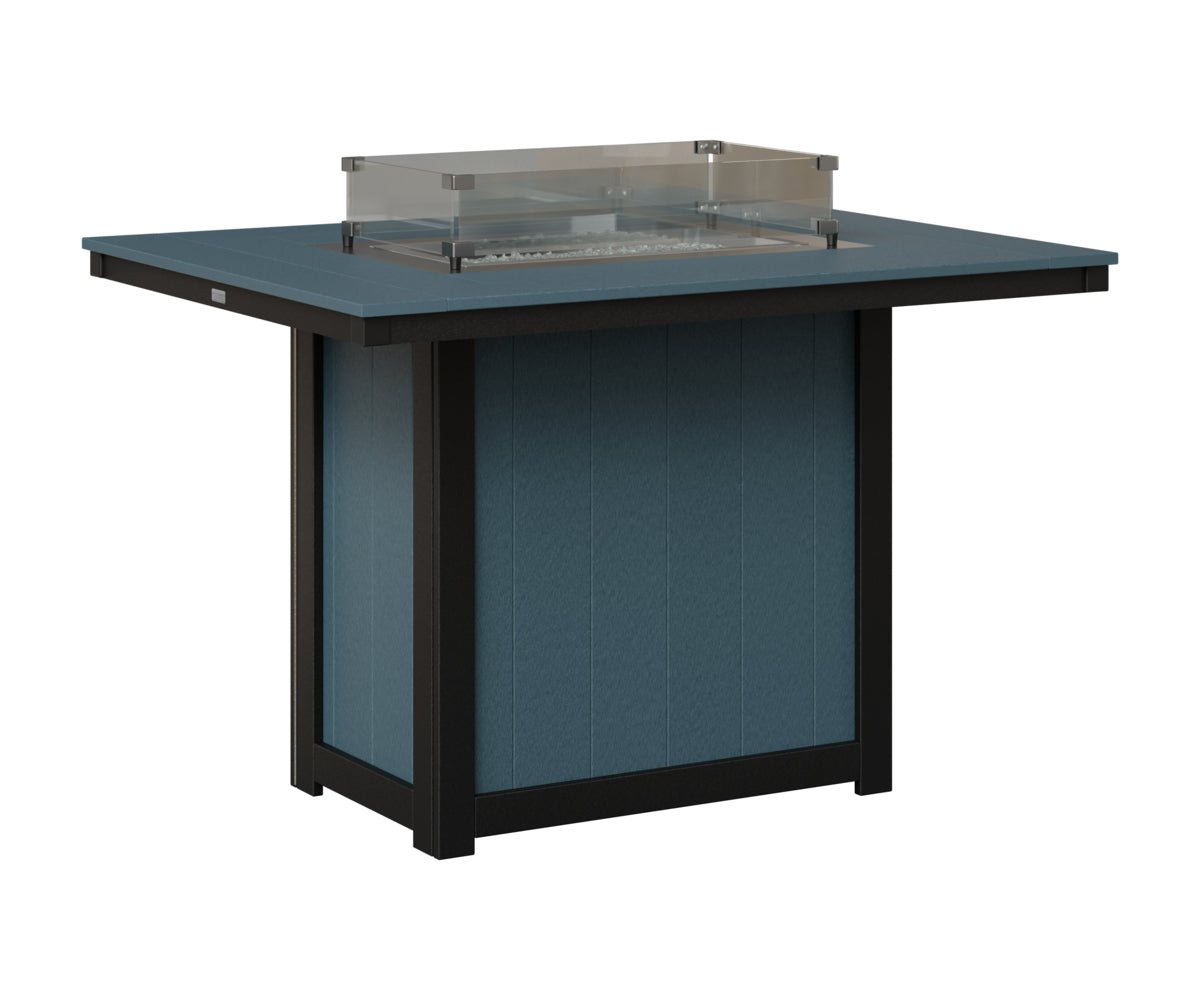 Donoma 42" x 54" Rectangular Fire Table Counter