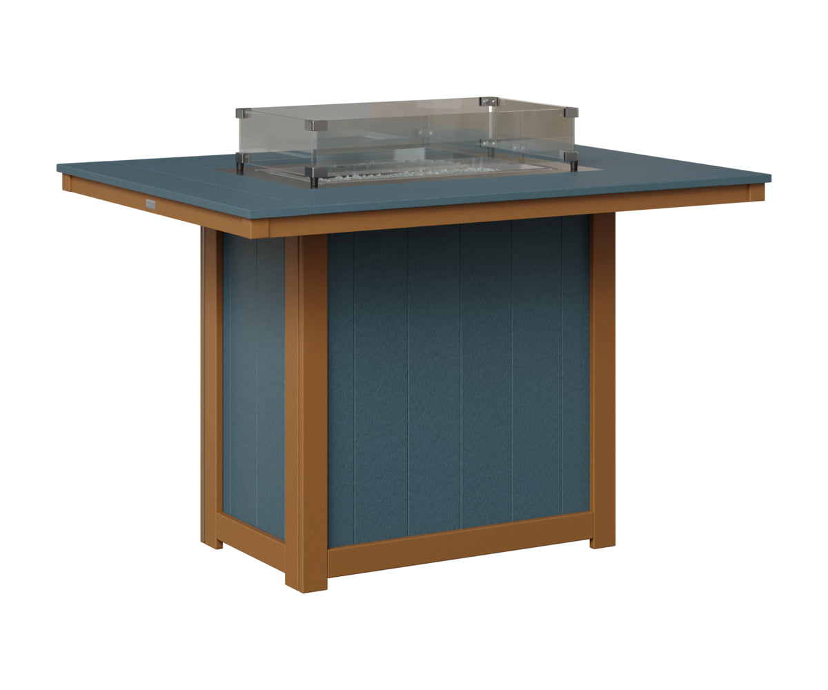 Donoma 42" x 54" Rectangular Fire Table Counter