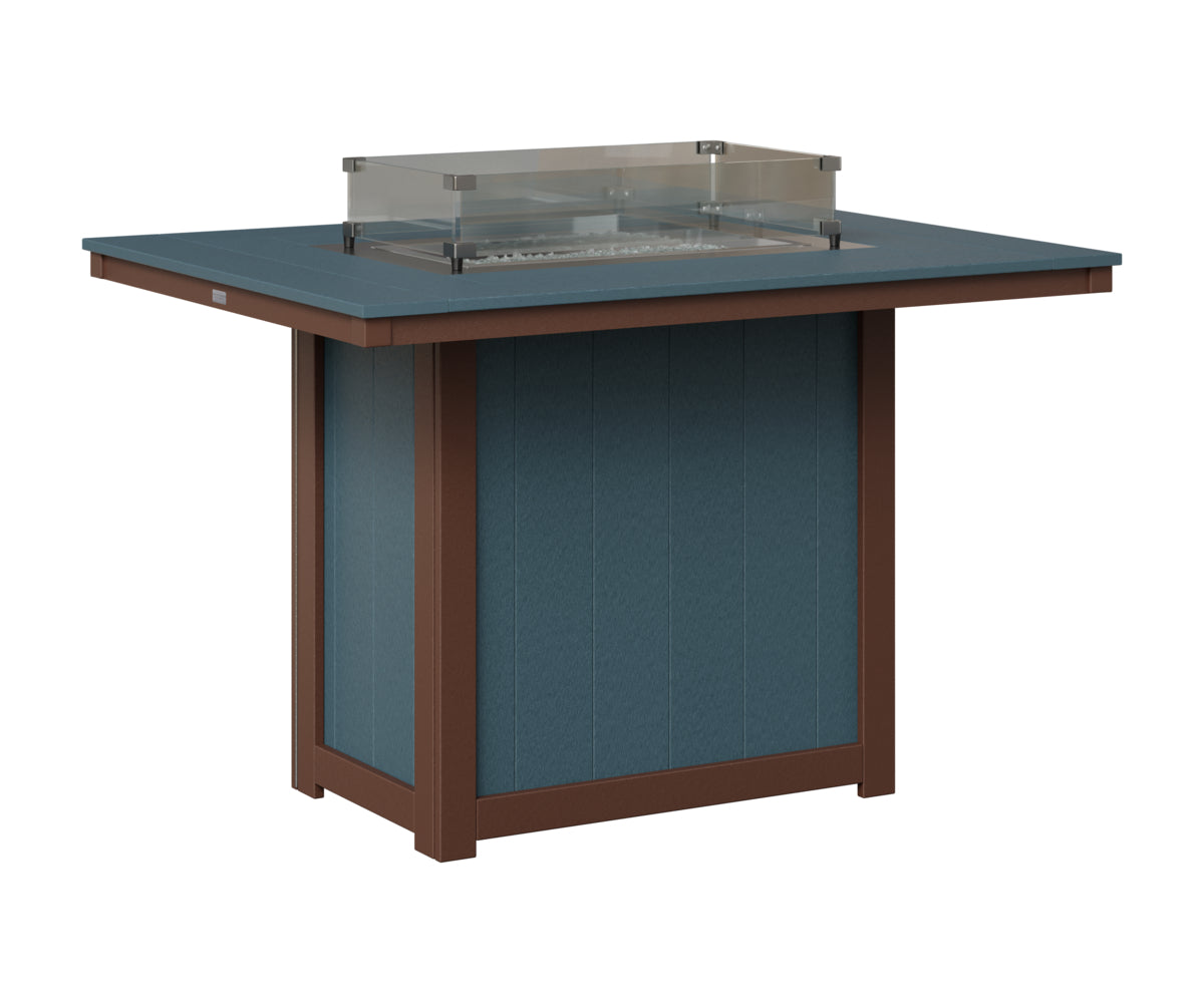Donoma 42" x 54" Rectangular Fire Table Counter