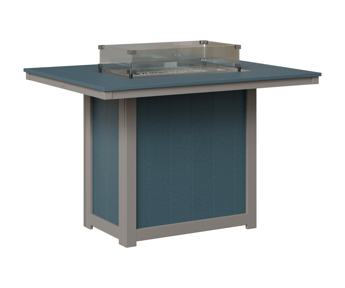 Donoma 42" x 54" Rectangular Fire Table Counter