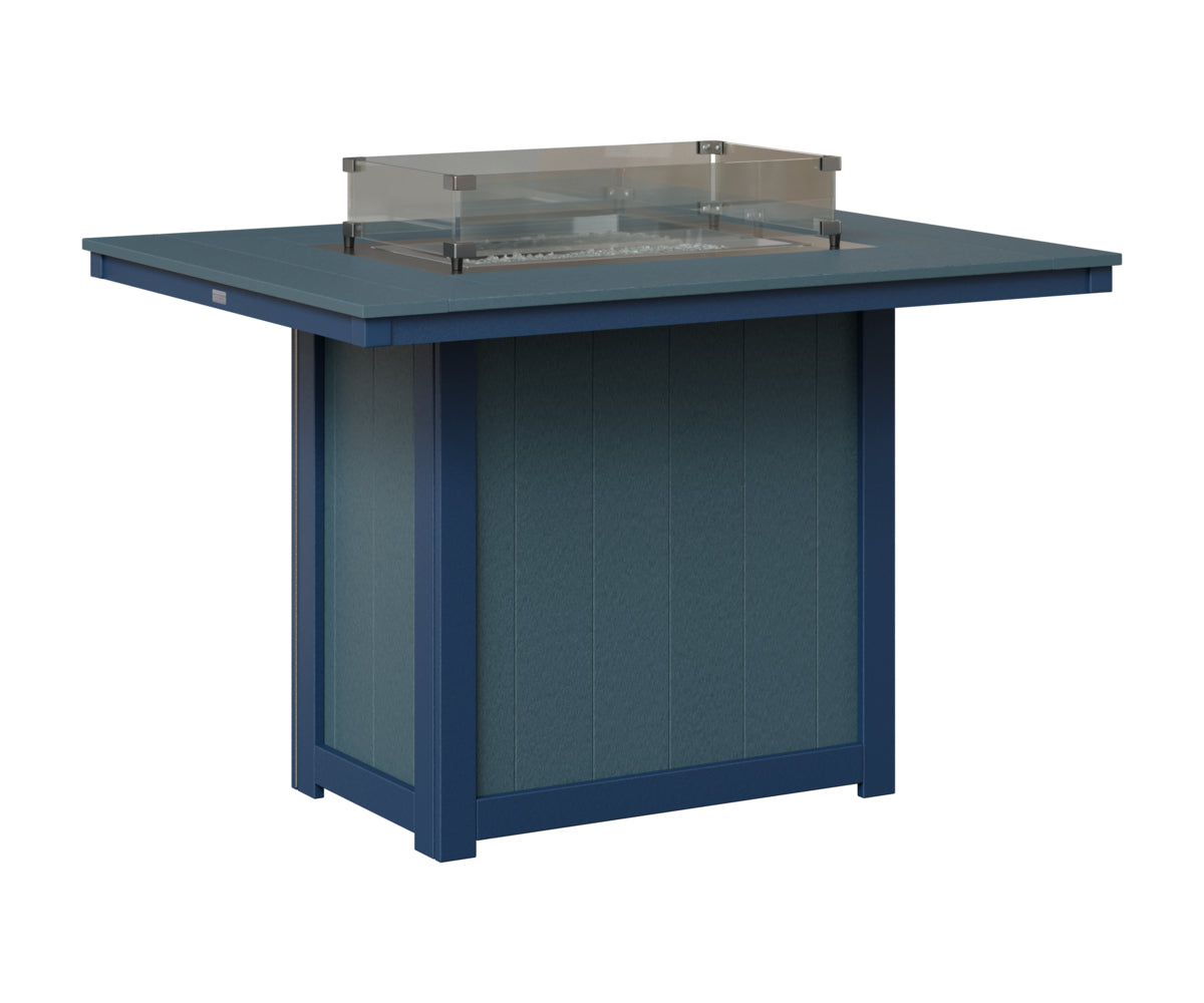 Donoma 42" x 54" Rectangular Fire Table Counter