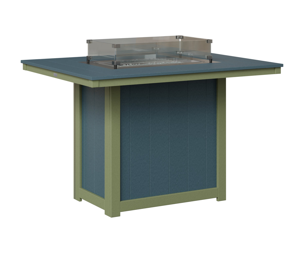 Donoma 42" x 54" Rectangular Fire Table Counter