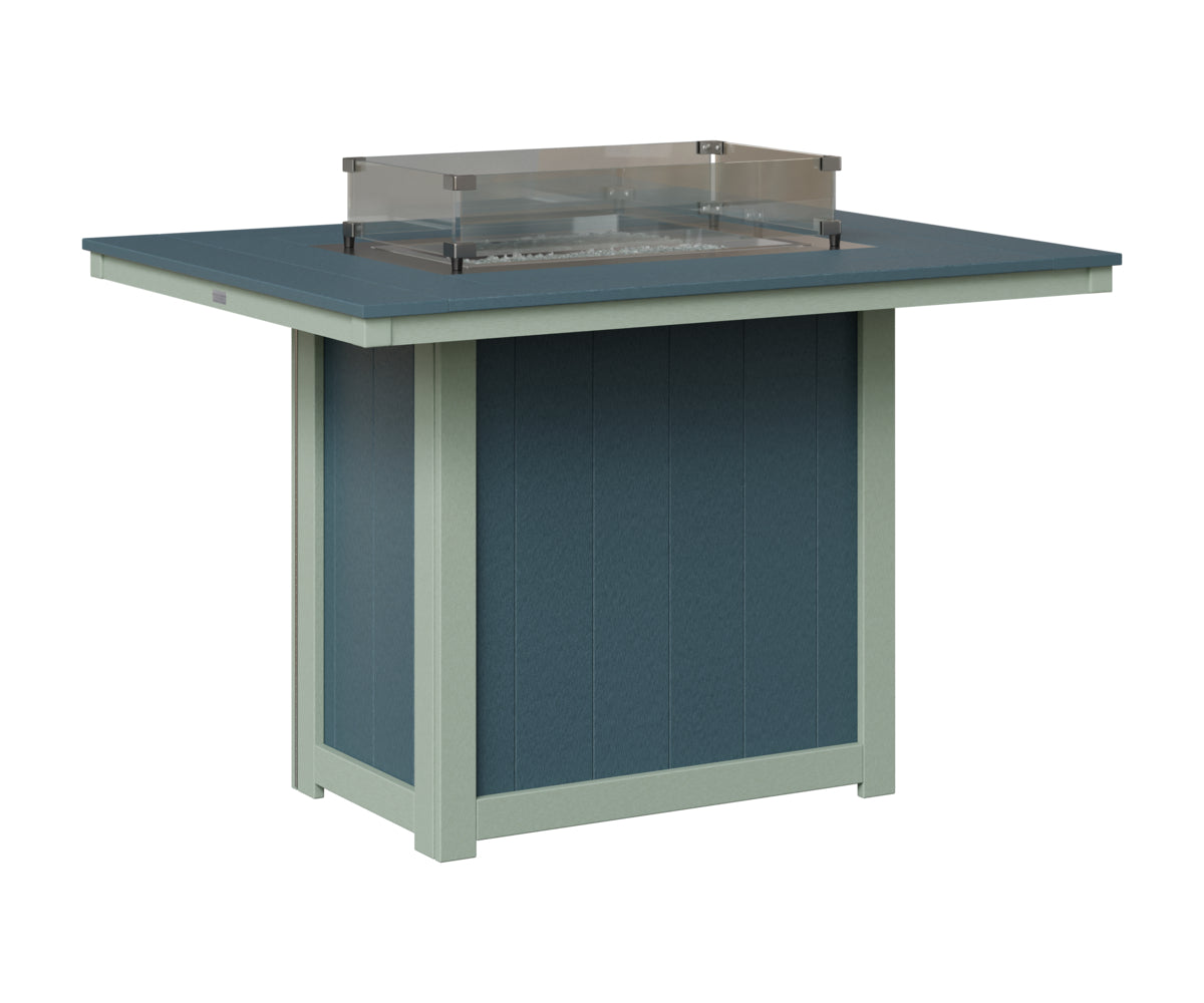 Donoma 42" x 54" Rectangular Fire Table Counter