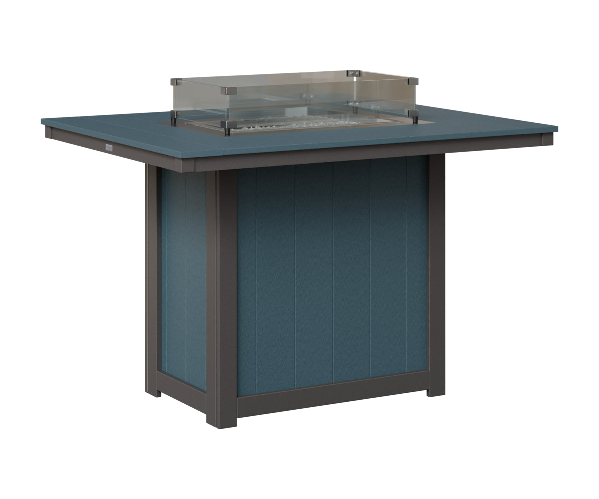 Donoma 42" x 54" Rectangular Fire Table Counter